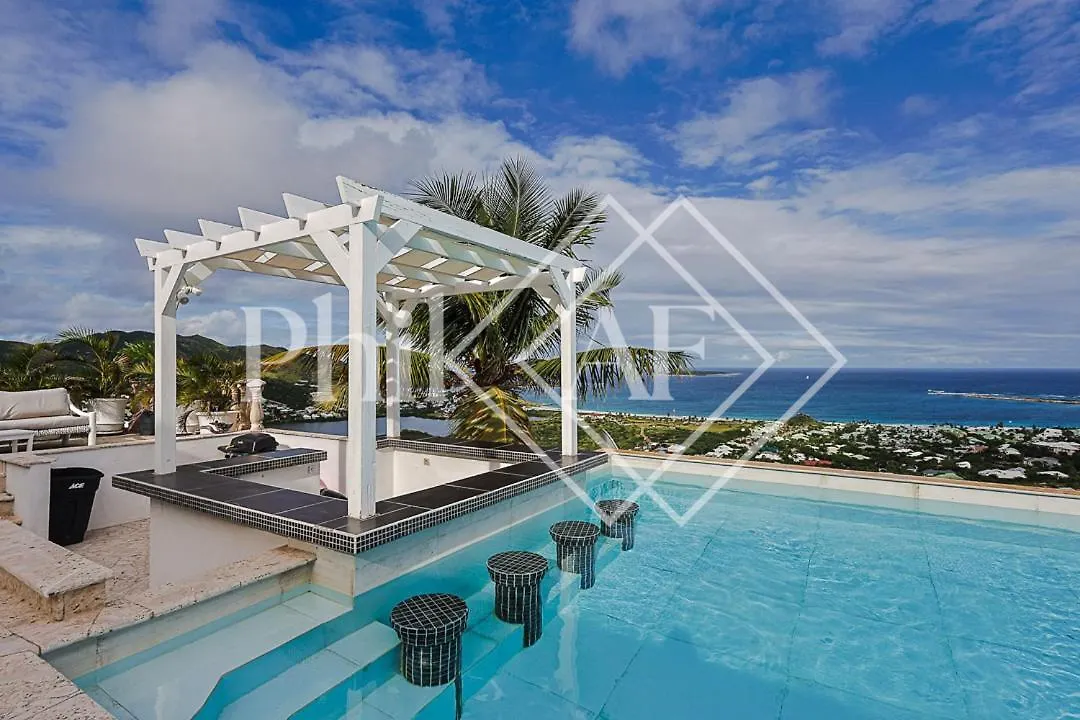 Fantastic View 4 Bed-Rooms Villa At Orient Beach Quarter of Orleans