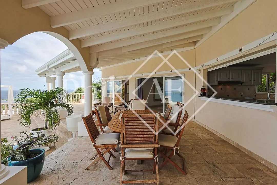 Fantastic View 4 Bed-Rooms Villa At Orient Beach Quarter of Orleans