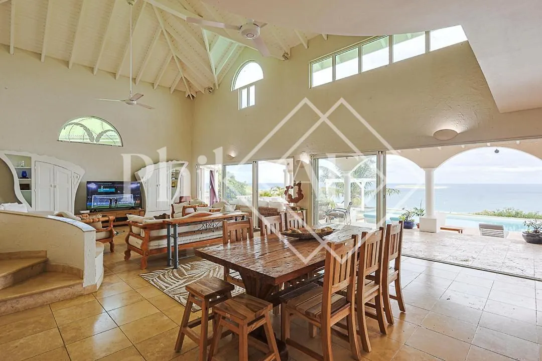 Fantastic View 4 Bed-Rooms Villa At Orient Beach Quarter of Orleans