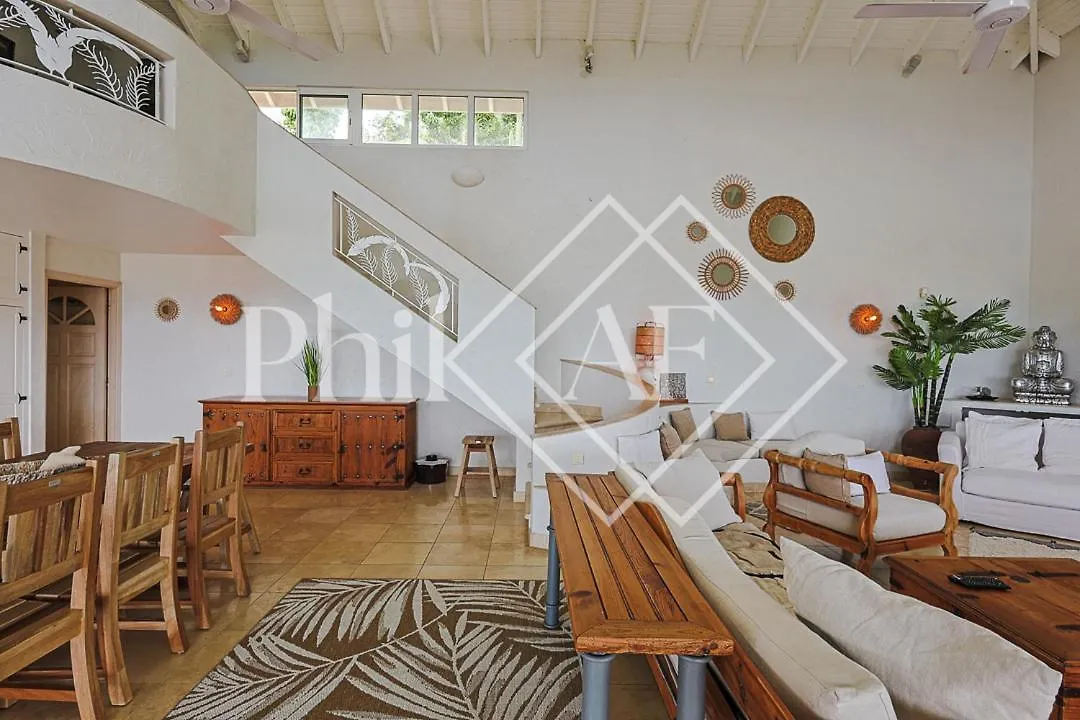 Fantastic View 4 Bed-Rooms Villa At Orient Beach Quarter of Orleans Sint Maarten/Saint Martin