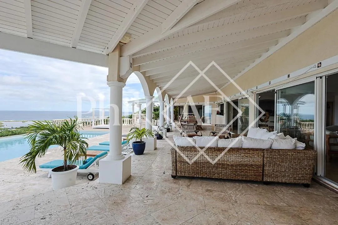 Fantastic View 4 Bed-Rooms Villa At Orient Beach Quarter of Orleans Sint Maarten/Saint Martin