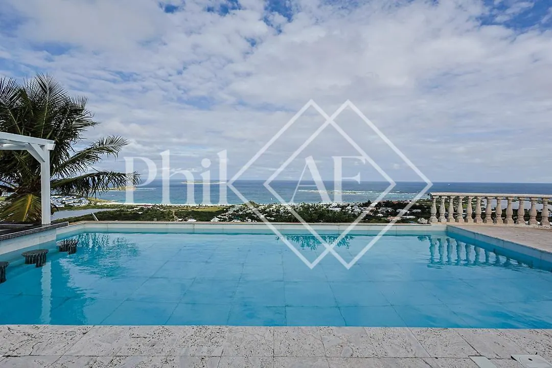 Fantastic View 4 Bed-Rooms Villa At Orient Beach Quarter of Orleans
