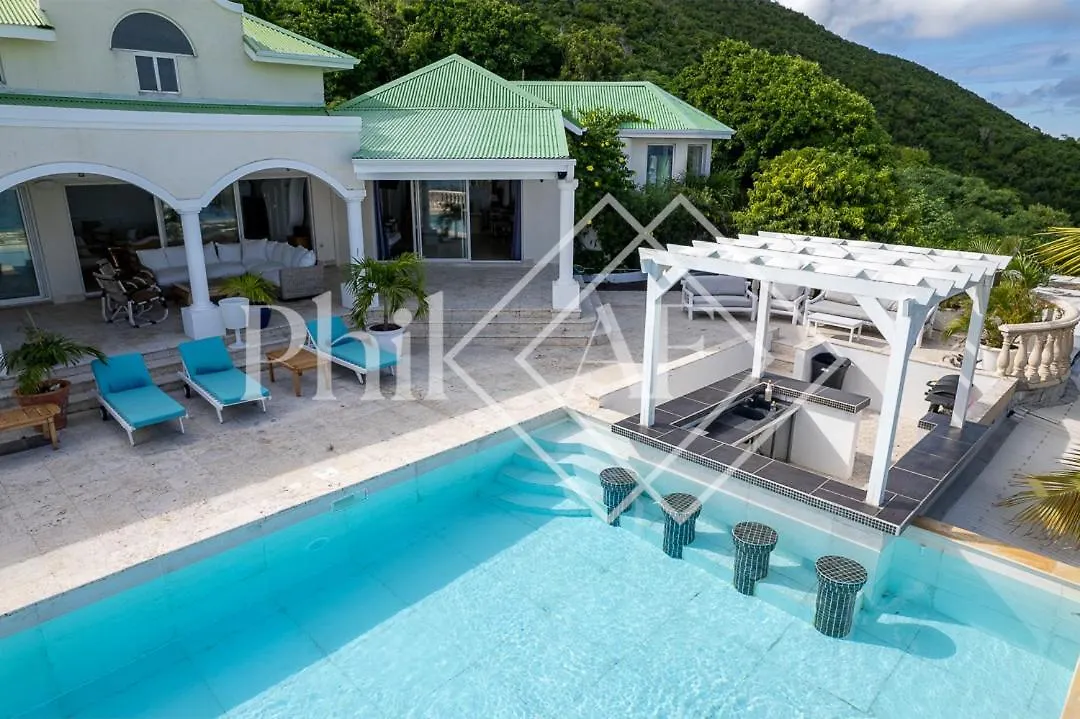 Fantastic View 4 Bed-Rooms Villa At Orient Beach Quarter of Orleans