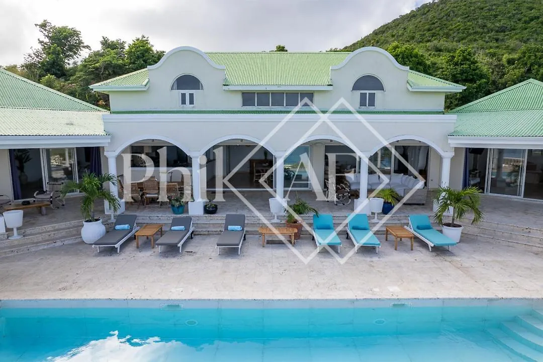 Fantastic View 4 Bed-Rooms Villa At Orient Beach Quarter of Orleans